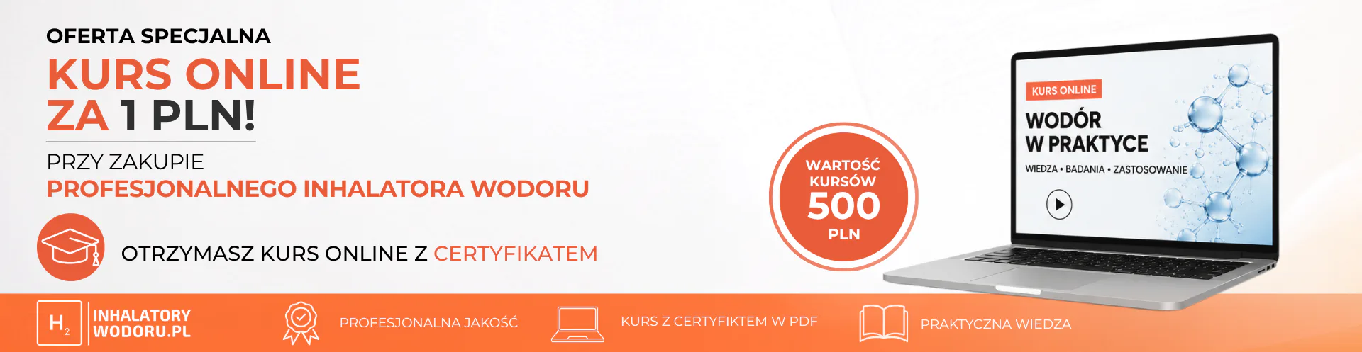 Inhalatory wodoru Funxi — oferta sklepu