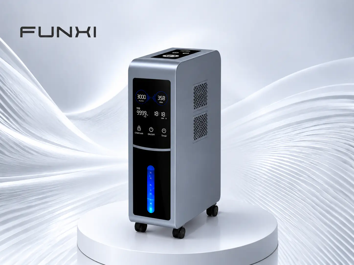 Inhalator wodoru FUN-HYD3000 prezentacja urządzenia