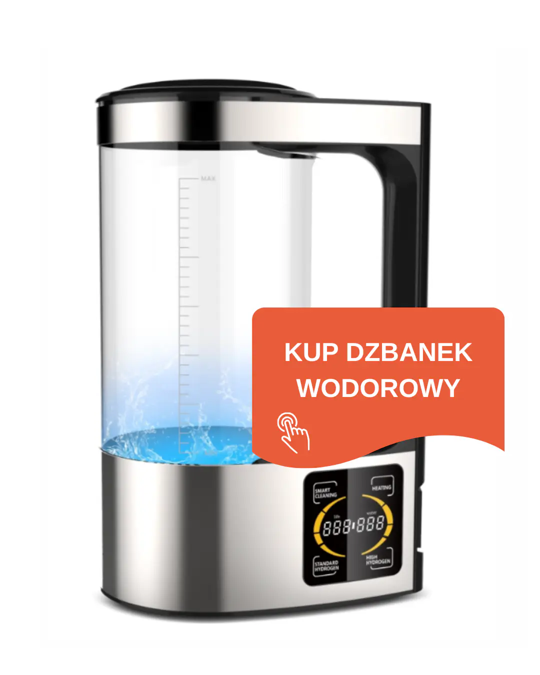 Dzbanek wodorowy FUN HYDV8 do użytku domowego