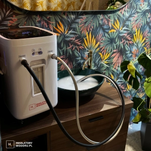 Inhalator wodoru HIM-52 450 ml/min z możliwością kąpieli wodorowych