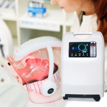 Zestaw infuzja tlenowa o przepływnie 10L + kopuła LED