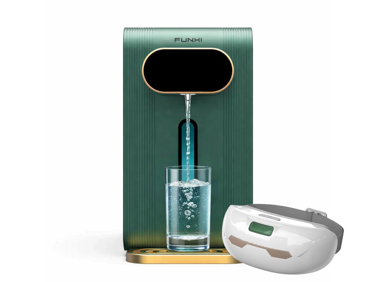 Zestaw inhalator wodoru FUN-FX1500 i okulary wodorowe CA-E30