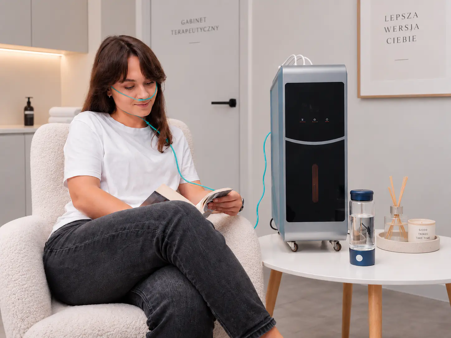 Profesjonalne inhalatory wodoru do gabinetu i SPA