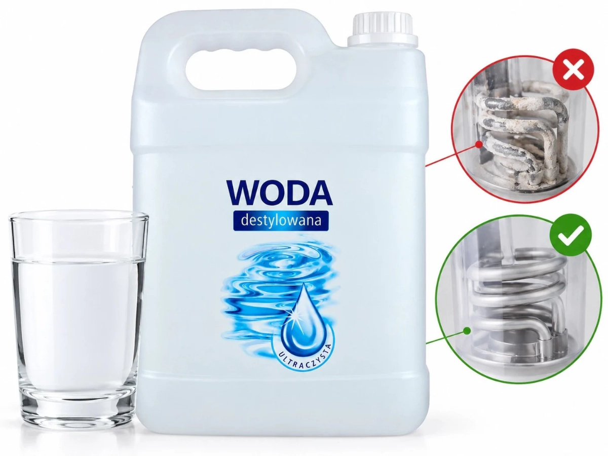 Woda destylowana Kamix 5 l do inhalatora wodoru HIM-22